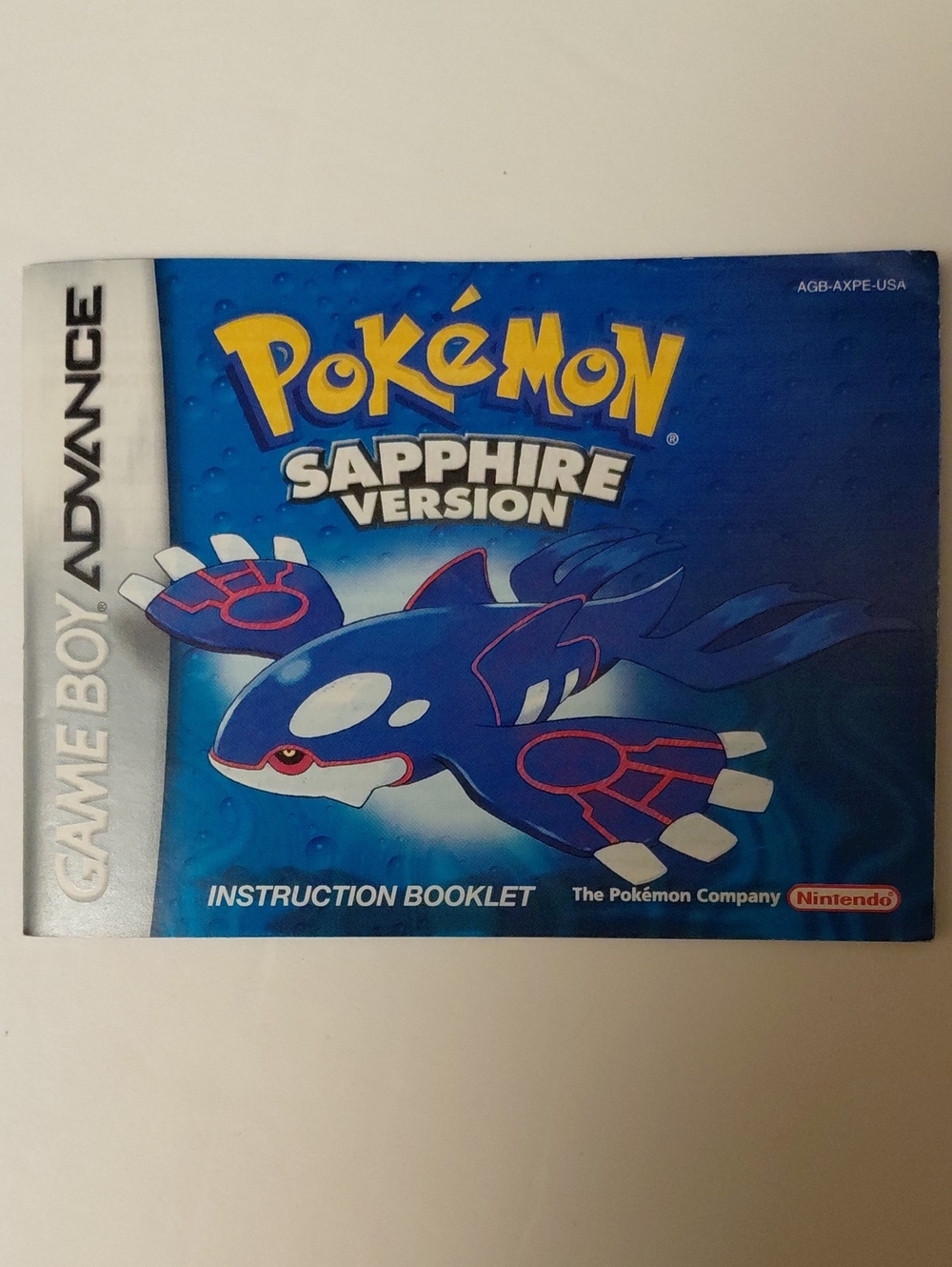 Pokemon - Sapphire Version - Instruction Booklet